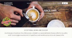 Desktop Screenshot of caesarscoffee.com.au